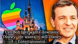 Ceo Bob Iger wants downsize Disney. He wants to sell Disney entertainment.