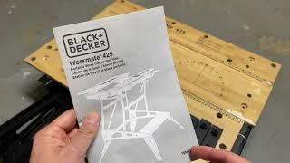 How To Build A Black+Decker Workmate 425 Portable Workbench (Instructions)