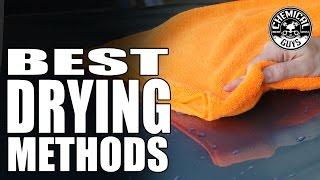 Best Car Drying Tools: Towels / Chamois / Blades / Blowers - Chemical Guys