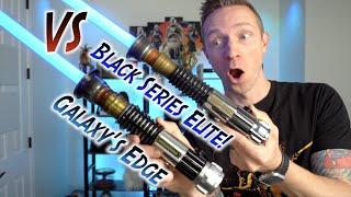 Kenobi Series Force FX Elite Lightsaber VS Galaxy's Edge!