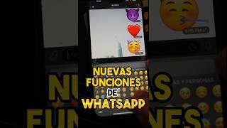 NUEVAS funciones de WhatsApp ️