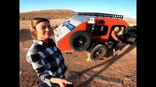 Gooseneck State Park with Flagstaff's Elevated Camping Camper Trailer