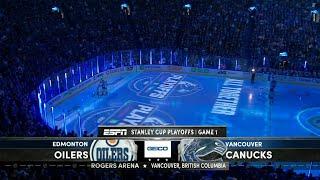 Stanley Cup Playoffs on ESPN intro | EDM@VAN | 5/8/2024 (GM1)