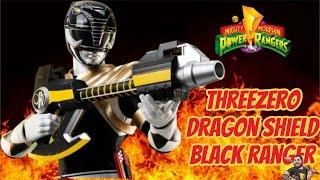 ThreeZero Mighty Morphin Power Rangers Dragon Shield Black Ranger one sixth scale figure