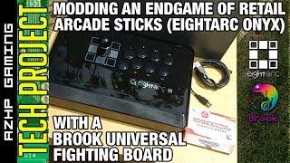 Brook Universal Fighting Board Mod Install into Eightarc Onyx Arcade Stick - Tech Project