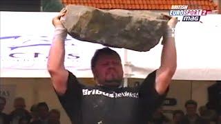 Magnus Ver Magnusson 136kg Overhead Rock Lift World Record