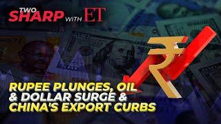 Two Sharp with ET: Sensex ends losing streak, Rupee hits record low, China’s export curbs strain EVs