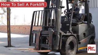 How to sell a used forklift