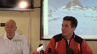 Conferenza Stampa Incidente Aereo Rutor Valle D'Aosta