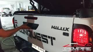 PROLIFT TAILGATE ASSIST INSTALLED IN A TOYOTA HILUX CONQUEST