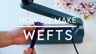 How to Make Wefts | No Sewing! | Cosplay Wig Weft Tutorial