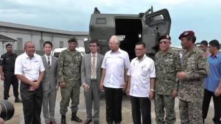 AV8 GEMPITA launching by PM and Defence Minister visit DEFTECH plant in Pekan, Pahang