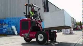 Moffett Truck Mounted Forklift, Lifing Wide Loads