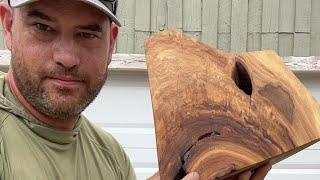 Eric McGrew Sculpting Carving - how did you find that awesome piece of wood? A common question.