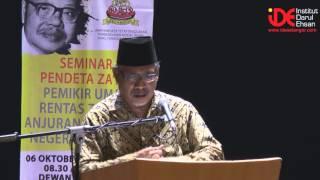 Ucaptama Oleh Dato' Dr Siddiq Fadzil, Pengerusi Institut Darul Ehsan