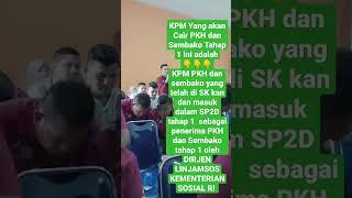 KPM PKH dan Sembako yang cair Tahap 1 #short #pkhhariini #pkhtahap1