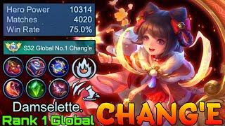 Midlaner Carry Chang'e 4,000+ Matches - Top 1 Global Chang'e by Damselette. - Mobile Legends