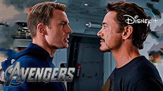 The Avengers | Tony And Steve - Argument Scene | Disney+ [2012]