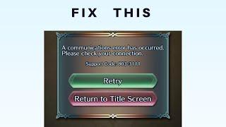 How to Fix "A Communication error has occurred" in Fire Emblem Heroes