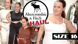 trying Abercrombie & Fitch Jeans & more *size 16 try on haul* (NOT sponsored)