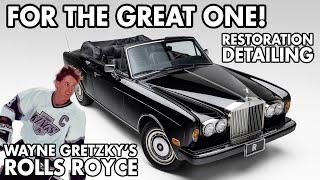 Restoring Wayne Gretzky's Rolls-Royce Corniche IV - A Gift from the LA Kings for Goal 802