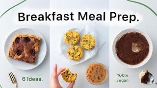 5 Overnight Breakfast Ideas. (easy, vegan & high protein...kinda)