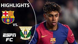 STUNNING PERFORMANCE  Barcelona vs. Leganes | LALIGA Highlights | ESPN FC