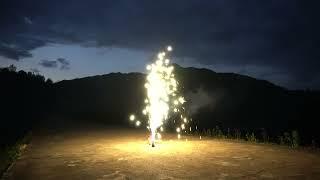 Pyroally Fireworks Red Base Silver Fountain Supplier #fireworks
