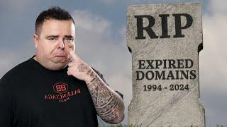 Is this the end of Expired Domains? │ Using Non-dropped Domains