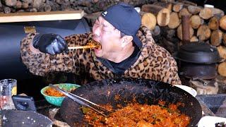 매운돼지갈비찜을 화끈하게 만들어서 사정없이 먹어봤습니다!