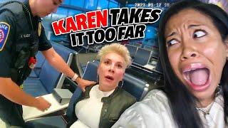 drunk KAREN goes ballistic and ASSAULTS flight attendants