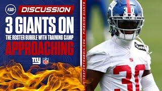 3 Giants on the Roster Bubble With Training Camp Approaching
