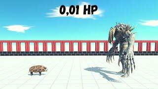 0,01 HP All Units Competition ARBS | Animal Revolt Battle Simulator