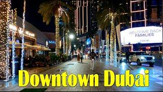 Dubai Downtown Complete Night Walk | Dubai Best Places | AN Vlogs 2021