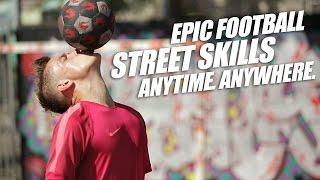 Epic football street skills - Anytime. Anywhere. | #unisportlife