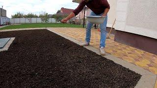 (2)Делаем газон своими руками#Сеем семена#Краснодарский край