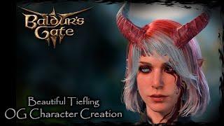 BALDUR'S GATE 3 || Beautiful Tiefling [Original Character #84] - Female Character Creation