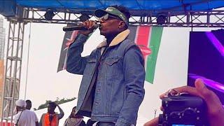 OCTOPIZZO “RUTO MUST GO” Chants At Gen Z Saba Saba Concert At Uhuru Park