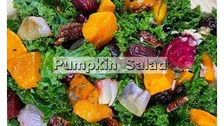 Pumpkin Salad | Perfect side dish for Thanksgiving! | Hello Ani