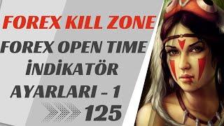 125-Forex Kill Zone Zamanları - Borsa Açılış Saatleri - İndikatör  Ayarları -1