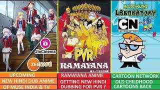 CNI Old Childhood Cartoons Back On TV & Ramayana Anime Getting New Hindi Dub | New Animes Hindi Dub