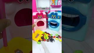 Satisfying With Unboxing Miniature Washing Machine Cleaning Set Toys, ASMR Videos