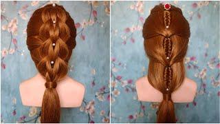 Stylish & Easy Party Hairstyles for Long Hair | Simple & Elegant for Girls | Hair Style Girl Simple