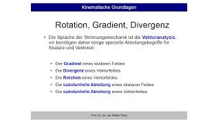 Strömungsmechanik 13: Etwas Vektoranalysis - Die Divergenz