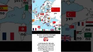 Is your country stronger then Poland (ww2) #geography #youtubeshorts #warstop #map #flags