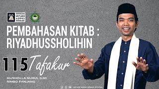 LIVE | NGAJI KITAB RIYADHUSSHOLIHIN 114 "TAFAQUR" | Musholla Al Hijrah | Ustadz Abdul Somad