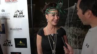 Claudia Wells Carpet Interview at Halloween Hotness 2024