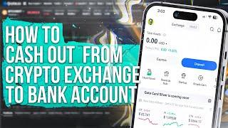 CASH OUT your CRYPTO to BANK ACCOUNT