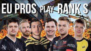 When EU Pros play in NA Rank S (CSGO FUNNY MOMENTS & SICK PLAYS)