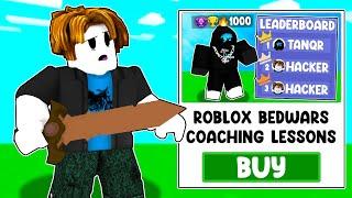 I was hired to coach a NOOB to PRO in Roblox Bedwars..